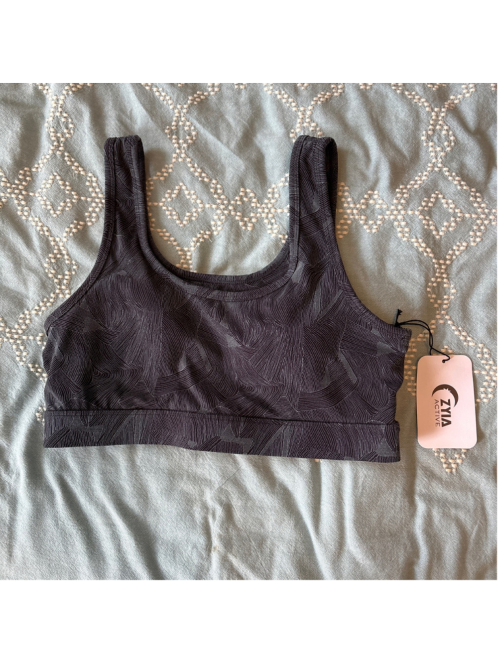 Women's Zyia Active Navy Dream Alight Sports Bra XL
